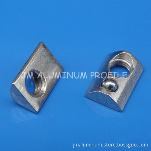 T Nuts with Ball Spring, Groove 6 for 20 S